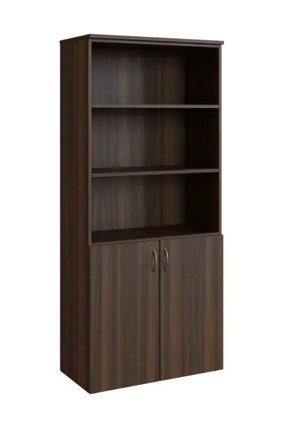 N 5 - 8DN3 kancelářská skříň, 2-dveřová/nika, 1800x800x400, ořech královský